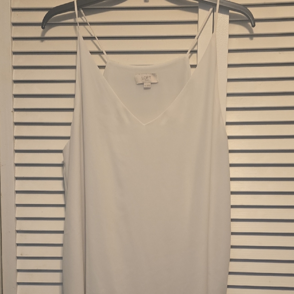 LOFT Women's Cream Camisole Top